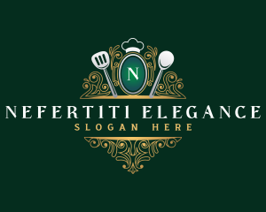 Elegant Restaurant Cuisine logo design