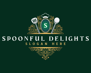 Elegant Restaurant Cuisine logo design