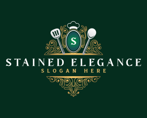 Elegant Restaurant Cuisine logo design