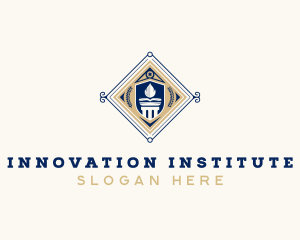 Institute - Academy Educational Foundation logo design