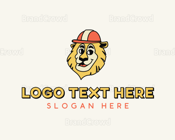 Construction Builder Lion Logo