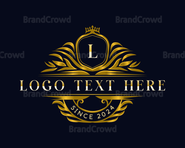 Luxury Crown Crest Logo