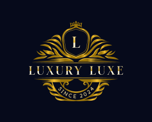 Luxury Crown Crest logo design