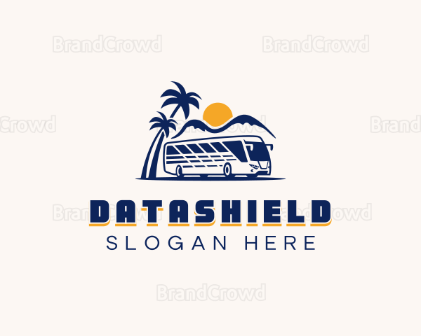 Bus Shuttle Transportation Logo