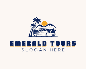 Bus Shuttle Transportation logo design