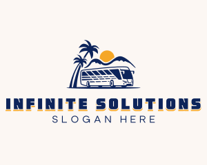 Tour Guide - Bus Shuttle Transportation logo design