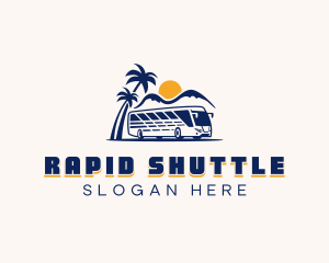 Shuttle - Bus Shuttle Transportation logo design