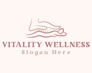 Hand Massage Wellness logo design