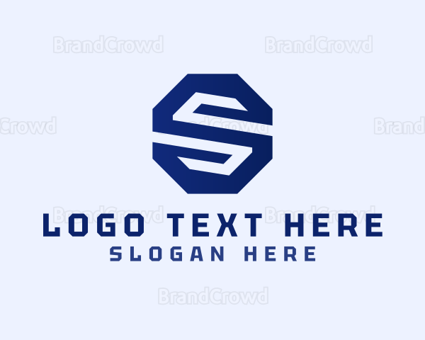 Geometric Business Letter S Logo