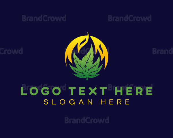 Flame Organic Marijuana Logo