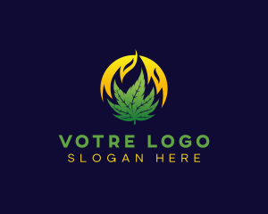 Flame Organic Marijuana  Logo