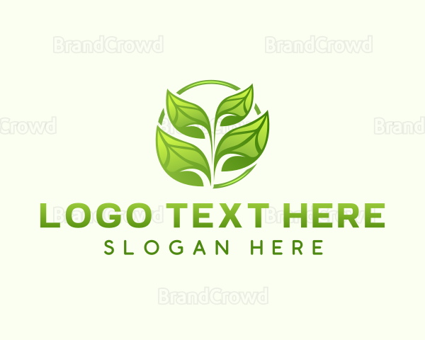 Natural Gardening Leaf Logo