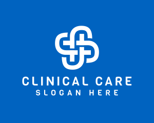 Medical Cross Pattern logo design