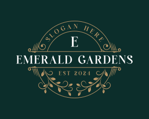 Luxury Floral Garden logo design