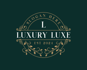 Luxury Floral Garden logo design