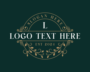 Luxury Floral Garden Logo