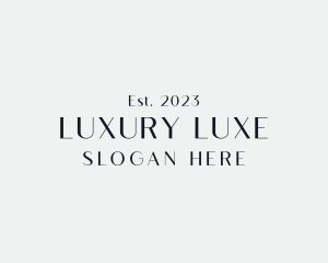 Luxury Elegant Business logo design