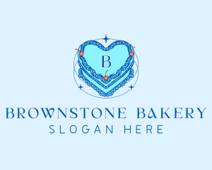 Heart Cake Bakery logo design