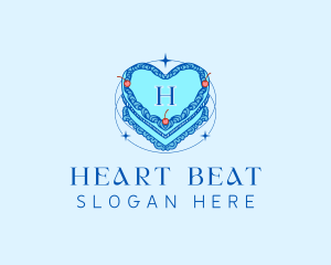 Heart Cake Bakery logo design