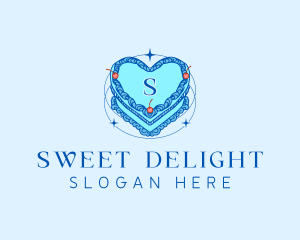 Heart Cake Bakery logo design