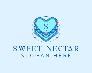 Heart Cake Bakery logo design