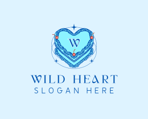 Heart Cake Bakery logo design