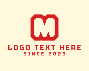 Warehouse - Simple Letter M Company logo design