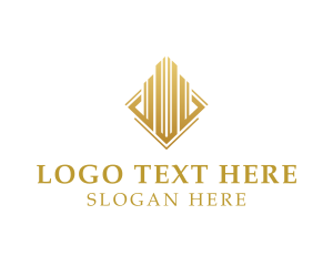 Entrepreneur - Luxury Tower Diamond logo design