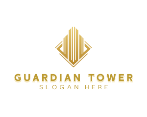 Luxury Tower Diamond logo design