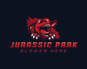 Raptor Dinosaur Beast logo design