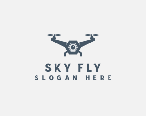 Drone Quadcopter Videography logo design