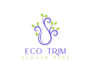 Droplet Eco Fresh logo design