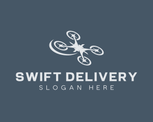 Delivery - Logistics Delivery Drone logo design