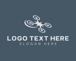 Logistics Delivery Drone Logo