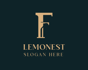 Business Ventures - Minimalist Law Firm Letter F logo design