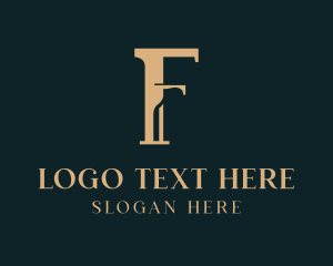 Minimalist - Minimalist Law Firm Letter F logo design