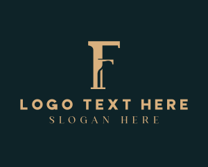 Studio - Minimalist Law Firm Letter F logo design