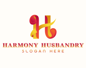 Agency Studio Letter H logo design