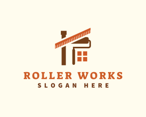 Roller - Carpenter Ruler Roller Maintenance logo design