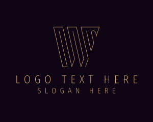 Consultant - Modern Letter W Company logo design