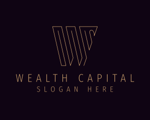 Modern Letter W Company logo design