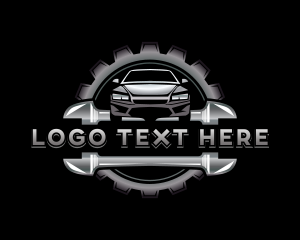 Repair - Car Wrench Mechanic logo design