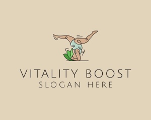 Healthy - Healthy Woman Yoga logo design