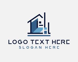 Builder - House Property Architect Realtor logo design