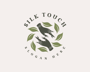 Lotion - Skincare Leaf Hand logo design