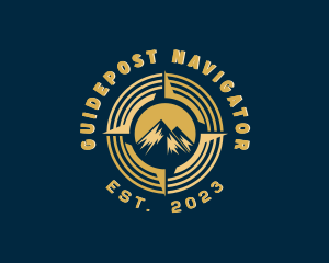 Mountain Navigator Compass logo design