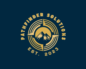 Navigation - Mountain Navigator Compass logo design