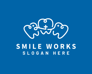 Teeth Dentistry Healthcare logo design
