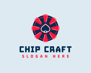 Game Chip Spade logo design