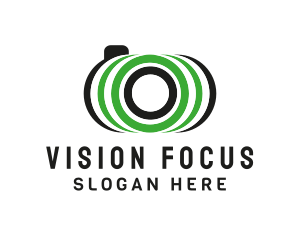 Lens - Camera Lens Focus logo design